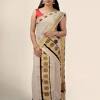 They only wore a white mundu/dhoti then with no tops as it was the common norm of the times. 1