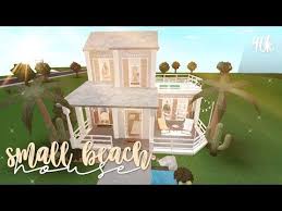 bloxburg small beach house 40k house build youtube small beach houses beach house exterior two story house design