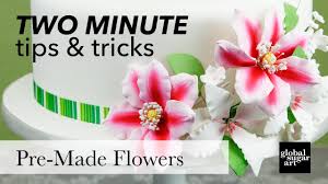 We did not find results for: How To Use Pre Made Gumpaste Sugar Flowers Two Minute Tips Tricks Global Sugar Art Youtube