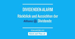 Jul 29, 2021 · allianz aktie (isin: Ruckblick Und Aussichten Der Allianz Dividende Reich Mit Plan De