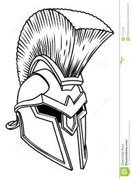 A shield that was used by the trojan's in ancient greek times. Helmet Realistic Spartan Helmet Drawing