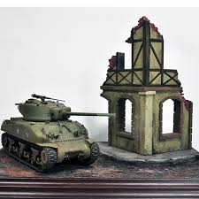 In total i created between 15 to 20 dioramas, showing the different kinds of upgrades you could get. 1 35 Scale Military Building Model Kits World War Ii Ruins House Buildings Diy Diorama Scenery Kit Model Building Kits Aliexpress