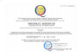 Perguruan tinggi ini telah bangkit semenjak tahun 4 juni 1999 dengan nomor sk pt 98do1999 dan tanggal. Sertifikat Akreditasi