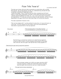 Flute Trills How To
