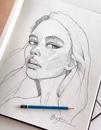 Sketch By Polina Bright Art Drawing Sketches Pencil Art Drawings