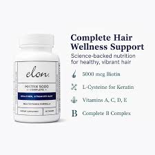 Elon Hair Care — Matrix 5000 Complete Multivitamin for Healthier, Stronger  Hair – elonessentials.com