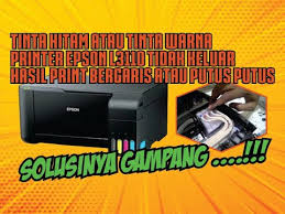 Punya printer inkjet ip2770 di rumah ? Cara Mengatasi Printer Epson L3110 Tinta Warna Tidak Keluar Youtube
