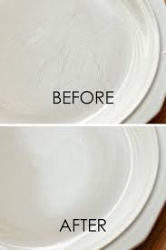 Simply sprinkle baking soda over the length of the scratch. Use Barkeeper S Friend To Remove Scratches From Dishware Cleaning Hacks Diy Cleaning Products Household Hacks