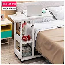 Amazon Com Tribesigns Snack Side Table Mobile End Table Height Adjustable Bedside Table Laptop Overbed Table Adjustable Laptop Table Adjustable Height Table