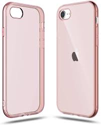 Amazon Com Shamo S Transparent Shock Absorption Tpu Rubber Gel Case Pink Compatible With Iphone Se 2020 2nd Generation Iphone 7 And Iphone 8