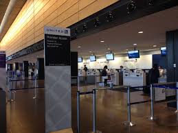 United Signage Airlines Branding Airport Check In United Airlines