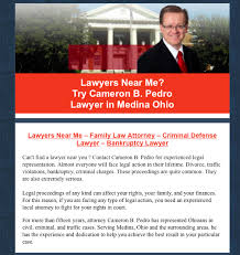 Lawyers are sometimes needed to help secure the rights of people with diabetes. Lawyers Near Me Medina Ohio Can T Find A Lawyer Near You Contact Cameron B Pedro For Experienced Le Family Law Attorney Criminal Defense Lawyer Family Law