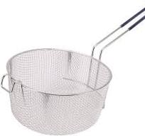 Deep Frying Basket Stainless Steel Drain Frying Basket Reusable French Fry  Chips Baskets Net Kitchen Accessories Deep Fryer Basket for Fish Chicken ...