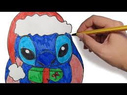 Frasesamor imagenes para dibujar de amor con frases con. Dibujos De Navidad Stich Navideno Paso A Paso Dibujos Para Ninos Faciles A Color By Garabateando