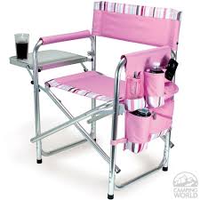 Sports Chair Pink With Stripes Camping Chairs Sport Chair Camping Chair