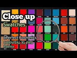 Sculpt bring you perfection with our b perfect stacey marie carnival palette.stacey marie make up is one of the leading artists in the uk and creted this go to palette with colours to let you highlight, glow and create an array of eyes looks. Carnival Xl Pro Palette Swatches Bperfect Cosmetics Close Up Youtube