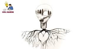 Maybe you would like to learn more about one of these? Nature Scenery Bulb Cool Drawing Idea