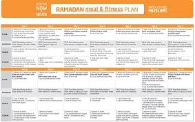 The Fasting And The Fit 30 Day Ramadan Meal And Fitness