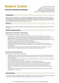 Experienced people manager with a commitment to furthering the careers of those under my leadership while also delivering positive outcomes for the business. Operations Manager Resume Samples Qwikresume