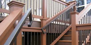 The deck design is versatile and can be. Learn How To Install A Handrail On Your Outdoor Staircase And Protect Your Guests Decksdirect