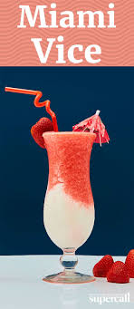 Miami Vice Frozen Drinks Alcohol Frozen Mixed Drinks Coconut Rum Drinks