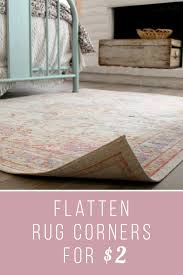 Along with the aesthetic appeal, it'll be a. Flatten Rug Corners For 2 Amber Fillerup Clark