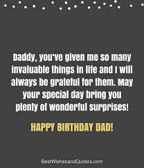 Happy Birthday Wishes For Dad Dad Quotes Happy Quotes Smile Dad Birthday