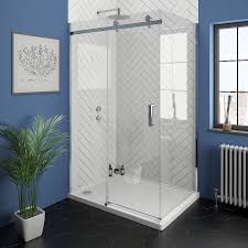 Nova Frameless 1000 X 800 Sliding Door Shower Enclosure Victorian Plumbing Uk In 2020 Shower Enclosure Frameless Sliding Doors Sliding Door Panels
