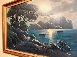 Watch official video, print or download text in pdf. Mid Century Framed Print Moonlight Over Capri Dunepad