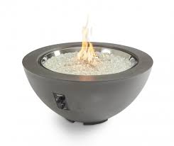 And, they come in a variety of colors, sizes, and textures. Midnight Mist Cove 42 Round Gas Fire Pit Bowl The Outdoor Greatroom Company