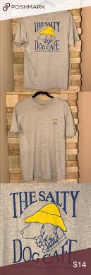 Salty Dog Cafe Hilton Head Tee Shirt Men S Medium Cafe Shirt Mens Tee Shirts Island Shirts