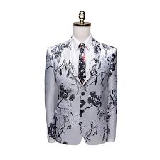 2020 New Arrival Design Mens Suits 2 Piece Rose Print Fancy Party Pants Blazer Suits For Men Buy Mens Slim Fit Suits Mens Coat Pant Designs Wedding Suit Men Plus Size Suits Set