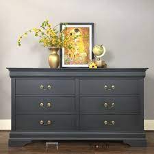 You can even get an unfinished wood chest of drawers and add a custom paint or stain. Large Chest Of Drawers Or Sideboard Perfect Bedroom Living Or Dining Room Storage Hallway Console Or Tv Me Dining Room Shelves Furniture Painted Sideboard