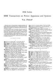 1968 Index IEEE Transactions