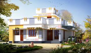One story brick house plans with large and latest box type home. Kerala Style Three Bedroom Single Floor House Plans Under 1300 Sq Ft Total Four House Plans With Elevation Small Plans Hub