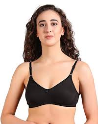 Groversons Paris Beauty Liz Non Wired Seamless Adjustable Strap Ultra Soft Fabric Full Coverage Non Padded Comfortable Bra For Women Girls Teenagers