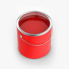 3d Model Paint Bucket Paint Buckets Model Paint Painting