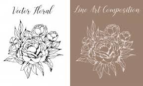 #digital 2d #illustration #anime & manga #fan art #zoids #line #vector #perspective. Premium Vector Peony Julia Rose Leaf And Flower Drawings Vintage Hand Drawn Botanical Illustrations