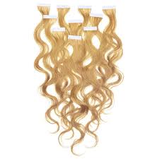 At the top of the hair section is a transparent piece of tape, with hair on both sides. Tape In Human Hair Extensions Tape Human Hair Extensions Wholesale