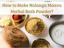 How To Make Nalangu Maavu Herbal Bath Powder My Little Moppet