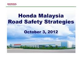 Social security organisation, menara perkeso, 281, jalan ampang, 50538 kuala lumpur. Honda Malaysia Road Safety Strategies Perkeso