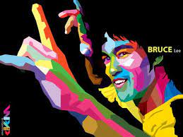 Bruce In Wedha 39 S Style Bruce Lee Art Pop Art Portraits Wpap Art
