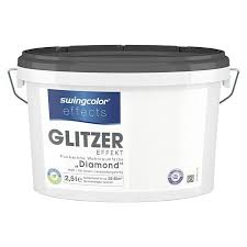 Ob innen oder außen, im schlafzimmer oder im ba die decke oder eine wand. Swingcolor Effects Effektfarbe Glitzer Optik Diamond 2 5 L Matt Bauhaus