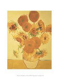 The value of these works today reaches billions of dollars. Van Gogh Sunflowers On Gold 1888 Art Print Canvas On Stretcher