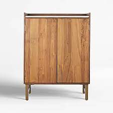 Ideal portable kitchen island cabinets just on shopy home design. Bar Cabinets And Carts Home Bar Storage Crate And Barrel