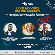 Savannah clarke's instagram live stream with nour ardakani and mélanie thomas from july 30th 2021. Crcce Live No Instagram 03 04 2020 Crc Ce Conselho Regional De Contabilidade Do Estado Do Ceara