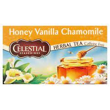 Celestial Seasonings Honey Vanilla Chamomile Herbal Tea Tea Bags 20 Ct Walmart Com Celestial Seasonings Herbalism Honey Tea