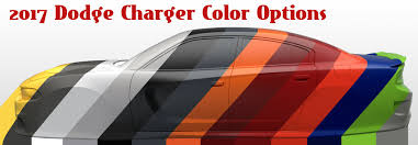 check out the 2017 dodge charger color options