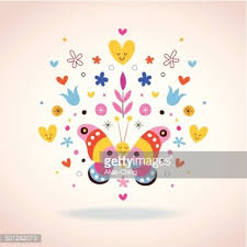 Choose your favorite hearts and flowers designs and purchase them as wall art, home decor, phone cases, tote bags, and more! Butterfly Hearts And Flowers Clipart Image