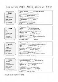Les Verbes Etre Avoir Aller Et Venir Frenchlanguagelearning Verbe Etre Phrases En Francais French Expressions